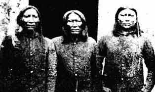 Picture of Lone Wolf, Owl Prophet and White Horse