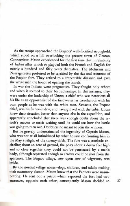 Pequot War by John Tebbel & Keith Jennison