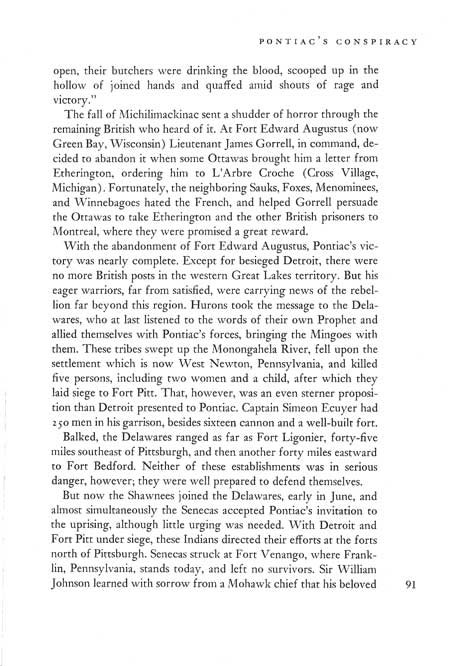 Story of Pontiac's War