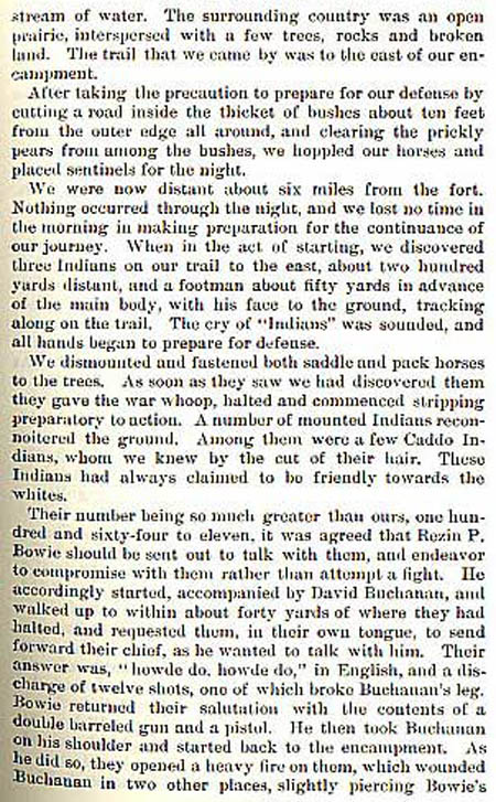 Bowie story by Wilbarger