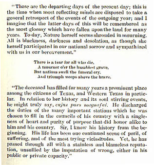 Sketch of the Life of General Edward Burleson story from the book Indian Depredations in Texas by J. W. Wilbarger