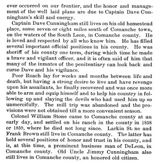 Cedar Gap Raid story from the book Indian Depredations in Texas by J. W. Wilbarger