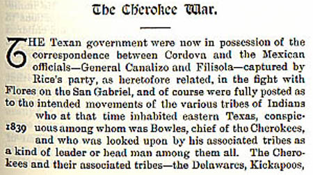 The Cherokee War story by WIlbarger