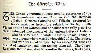 Cherokee War Story