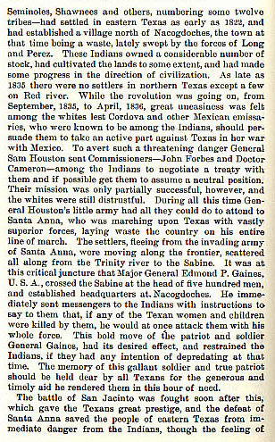 Cherokee War story from the book Indian Depredations in Texas by J. W. Wilbarger