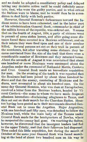 Cherokee War story from the book Indian Depredations in Texas by J. W. Wilbarger