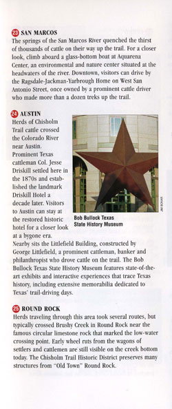 Chisholm Trail Brochure