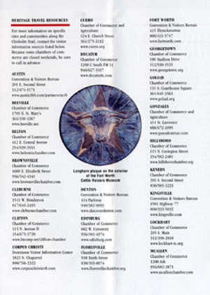 Chisholm Trail Brochure
