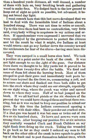 Captain Erath's Fight on Elm Creek story from the book Indian Depredations in Texas by J. W. Wilbarger