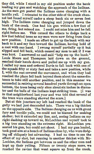 Captain Erath's Fight on Elm Creek story from the book Indian Depredations in Texas by J. W. Wilbarger