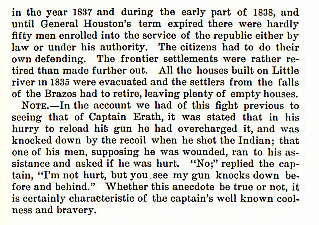 Captain Erath's Fight on Elm Creek story from the book Indian Depredations in Texas by J. W. Wilbarger