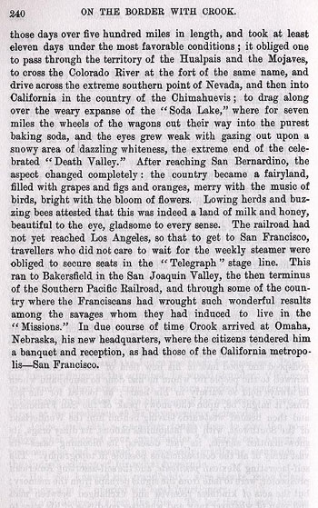 Story of the Hanging of Cochise from the book On the Border with Crook