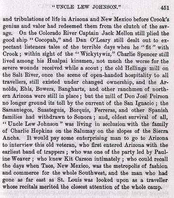 An 1882 description of Tucson from the book On the Border with Crook