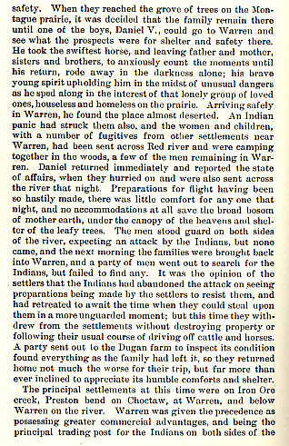 Murder of Daugherty - Flight of the Settlers story from the book Indian Depredations in Texas by J. W. Wilbarger