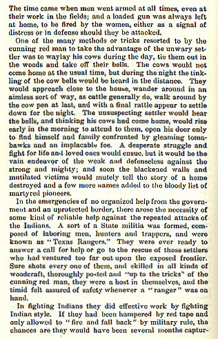 Settlement of the Dugan Family in Grayson County - Murder of Josiah Washburn story from the book Indian Depredations in Texas by J. W. Wilbarger