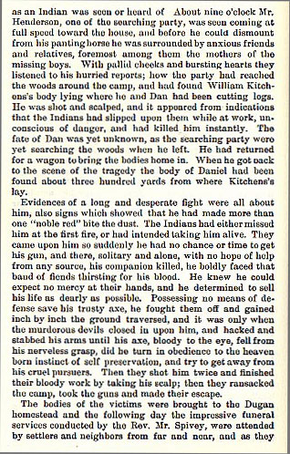 Daniel V. Dugan and William Kitchens Murdered