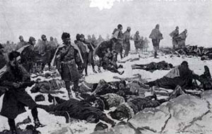 Frederic Remington's, Massacre of the Cheyennes near Fort Robinson in Nebraska, 1879