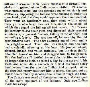 The Gonzales Horses story from the book Indian Depredations in Texas by J. W. Wilbarger