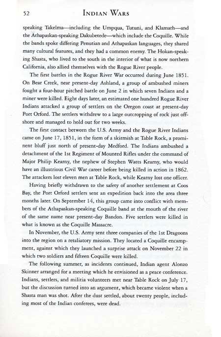 Story of Rogue River Wars