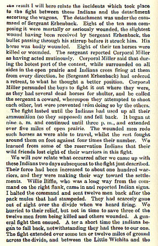 Indian Warfare on the Northwestern Border story from the book Indian Depredations in Texas by J. W. Wilbarger