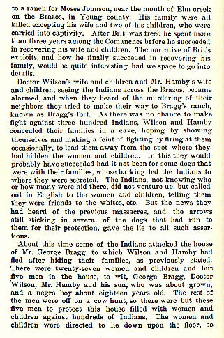Indian Warfare on the Northwestern Border story from the book Indian Depredations in Texas by J. W. Wilbarger