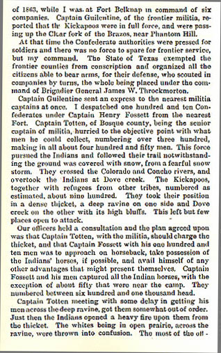 Indian Warfare on the Northwestern Border story from the book Indian Depredations in Texas by J. W. Wilbarger