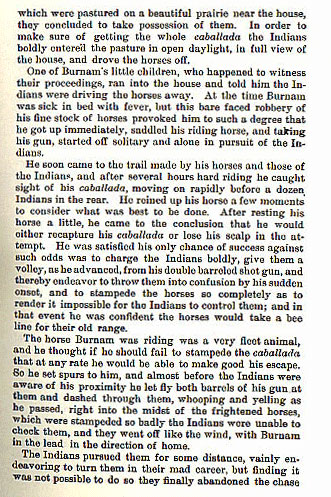 Jesse Burnham story from the book Indian Depredations in Texas by J. W. Wilbarger