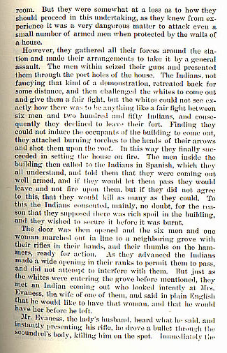 Johnson's Station story from the book Indian Depredations in Texas by J. W. Wilbarger