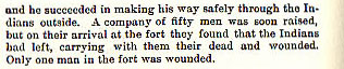 Kinney's Fort story from the book Indian Depredations in Texas by J. W. Wilbarger