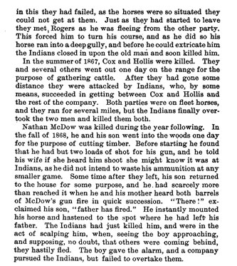 Kuykendall and Splann story from the book Indian Depredations in Texas by J. W. Wilbarger