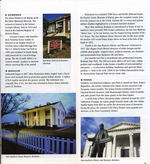 Texas Lakes Trail Brochure