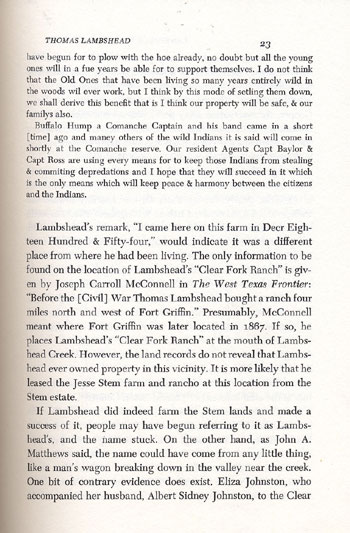 Lambshead's Letter