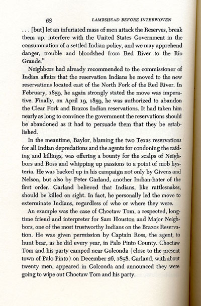 Choctaw Tom's Murder