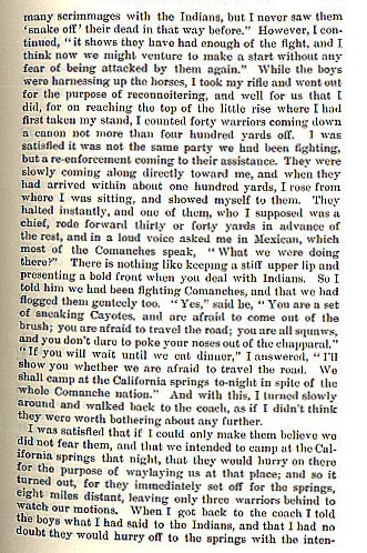 Indians Attack the Mail Coach story from the book Indian Depredations in Texas by J. W. Wilbarger