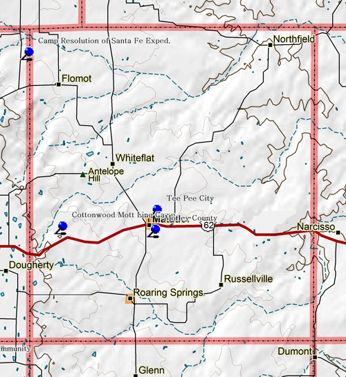 Map of Motley County