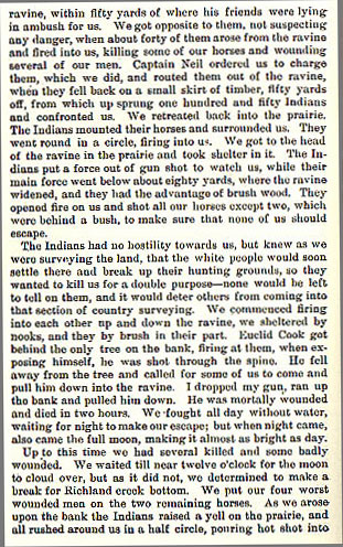 Battle Creek Fight in Navarro County