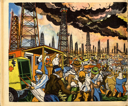 From the book, Oil Comes To Us, by Rose Wyler & Warren W. McSpadden