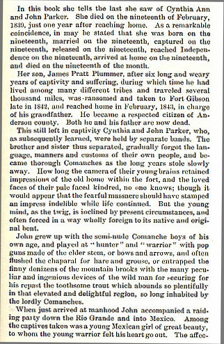 Parker Fort Massacre story from the book Indian Depredations in Texas by J. W. Wilbarger