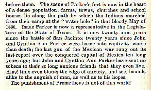 Parker Fort Massacre story from the book Indian Depredations in Texas by J. W. Wilbarger