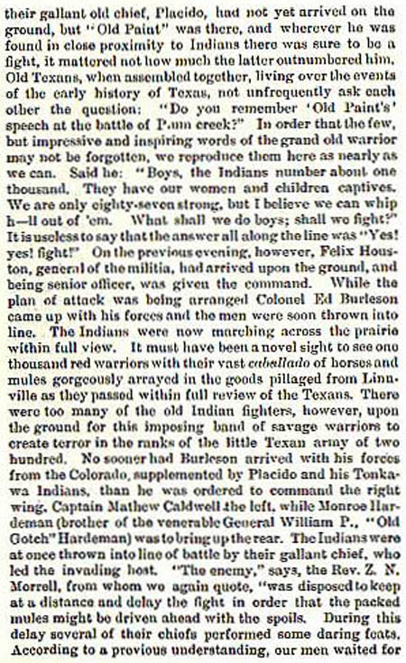 Battle of Plum Creek by Wilbarger
