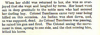 Sarah Hibbins story from the book Indian Depredations in Texas by J. W. Wilbarger