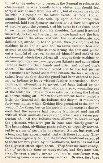 Satanta, Satank and Big Tree's Raid story from the book Indian Depredations in Texas by J. W. Wilbarger
