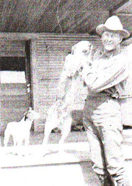 Picture of Paul P. Steed at Farm in Groom, Texas 1920