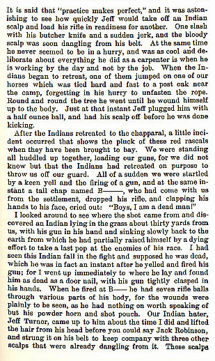 The Indian Hater story from the book Indian Depredations in Texas by J. W. Wilbarger