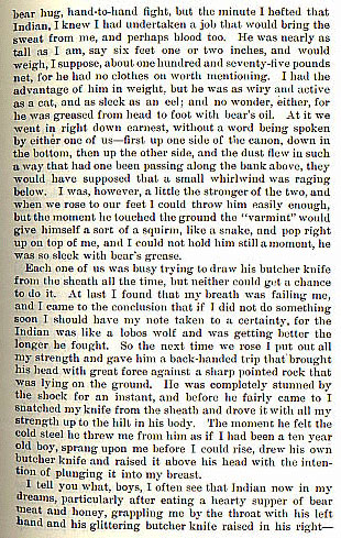 Wallace's Fight with the "Big Indian" story from the book Indian Depredations in Texas by J. W. Wilbarger