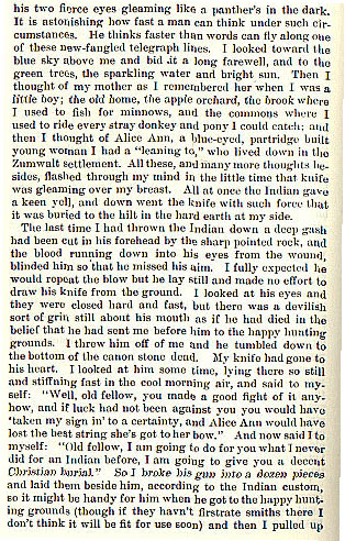 Wallace's Fight with the "Big Indian" story from the book Indian Depredations in Texas by J. W. Wilbarger