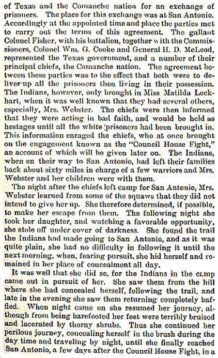 James Webster story by Wilbarger