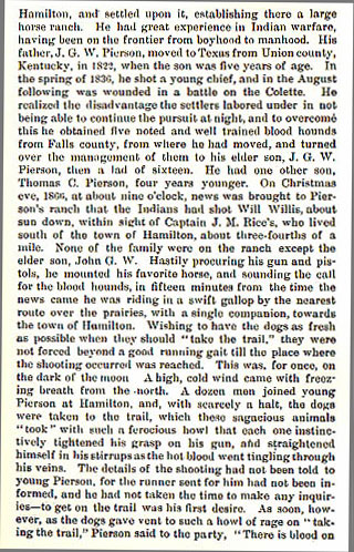 William Willis story from the book Indian Depredations in Texas by J. W. Wilbarger