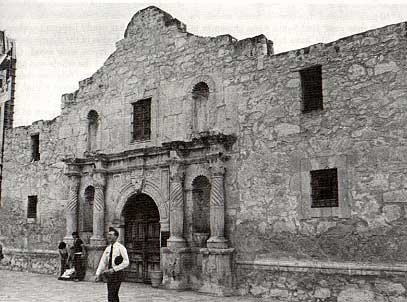 Picture of the Alamo by Charles M. Robinson, III from the book, Frontier Forts of Texas