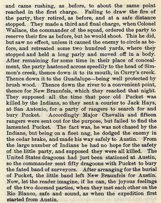 All's Well That Ends Well story from the book Indian Depredations in Texas by J. W. Wilbarger